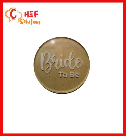 Acrylic Embosser-Bride To Be (pack of 1)