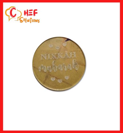 Acrylic Embosser-Nikkah Mubarak in English (pack of 1)