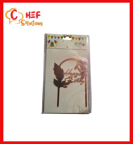 Acrylic Cake Topper-Happy Birthday (pack of 1)