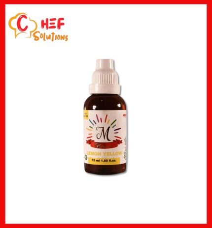 Liquid food gel colours 55ml-Lemon Yellow