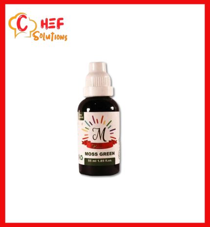 Liquid food gel colours 55ml-Moss Green