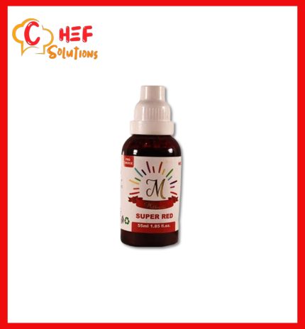 Liquid food gel colours 55ml-Super Red