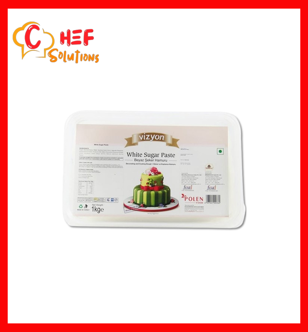 vizyon white sugar paste