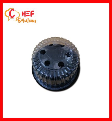 CAKE BOX PLASTIC-WITH BLACK BASE 1 Pound (pack of 25)