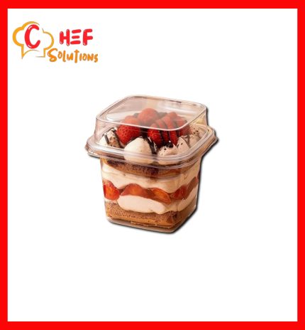 Acrylic Dessert Cup Without Spoon-(PACK OF 100)